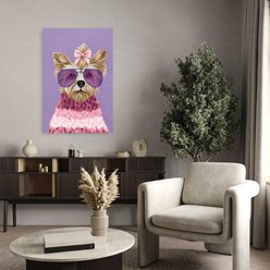 Trend Board Life Terrific Terrier Exclusive Canvas Wall Art Pet Gift Decor, Multicolor, 36 x 24-in slide 2 of 9