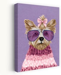 Trend Board Life Terrific Terrier Exclusive Canvas Wall Art Pet Gift Decor, Multicolor, 36 x 24-in
