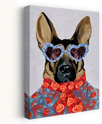 Trend Board Life Swag Shepard Exclusive Canvas Wall Art Pet Gift Decor, Multicolor, 36 x 24-in