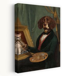 Trend Board Life This Never Happened or Did It? Canvas Wall Art Pet Gift Decor, Multicolor, 36 x 24-in