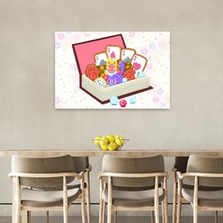 Trend Board Life Whiskers in Wonderland Exclusive Canvas Wall Art Pet Gift Decor, Multicolor, 36 x 24-in slide 2 of 9