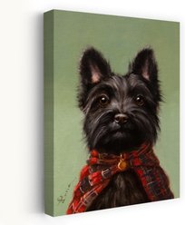 Trend Board Life The Scot Canvas Wall Art Pet Gift Decor, Multicolor, 36 x 24-in
