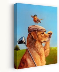 Trend Board Life Lost Ball Canvas Wall Art Pet Gift Decor, Multicolor, 36 x 24-in