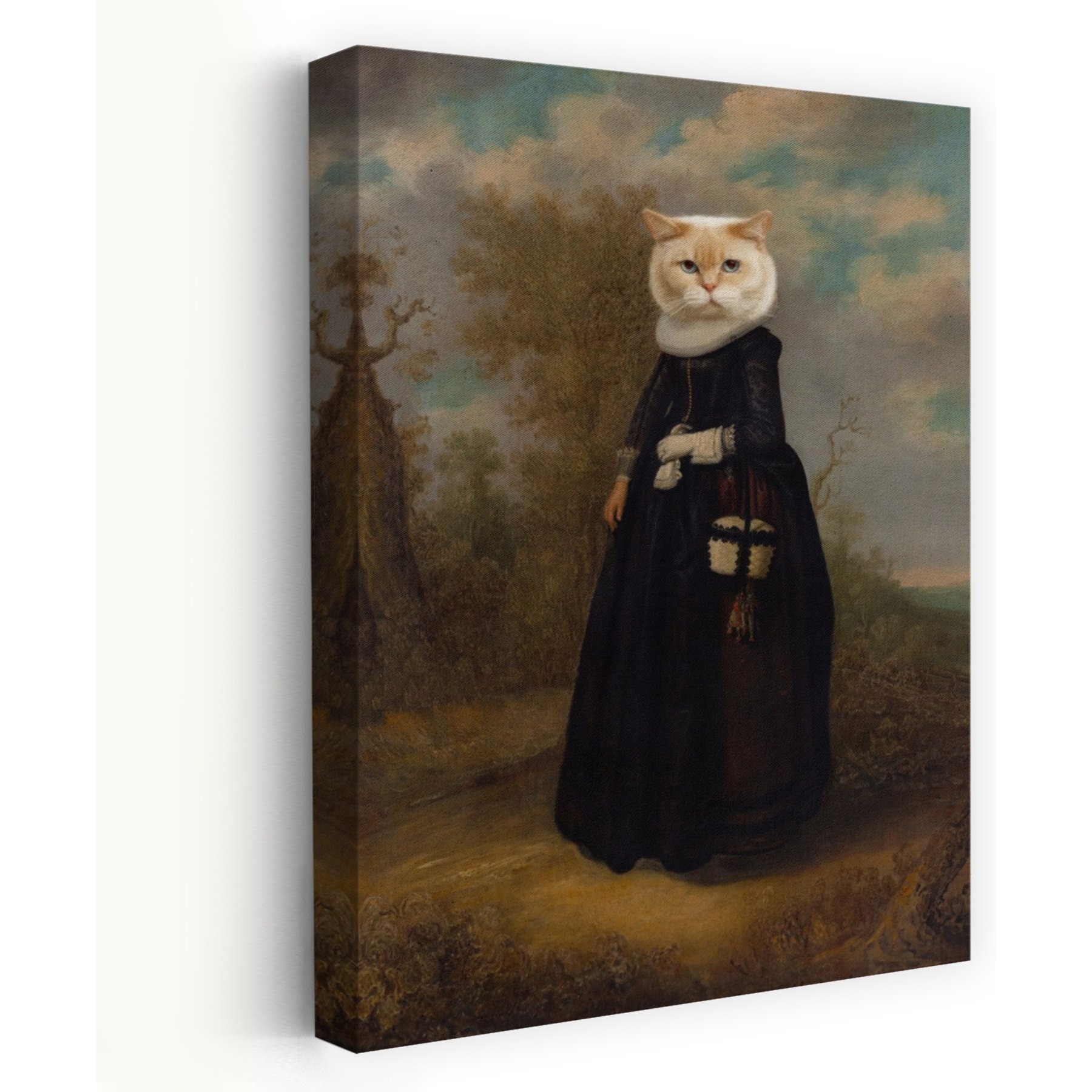 Trend Board Life About Catwalks In Woods Canvas Wall Art Pet Gift Decor, Multicolor, 24 x 16-in
