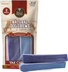 Bully Bunches Blueberry Flavored Himalayan Yak Chew Dog Treats, Medium, 2 count