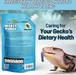 REPTI ZOO Farm-Raised Insect Puree, Dubia Paste Crested Gecko Wet Food, 2.82-oz pouch slide 2 of 6