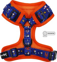 Sassy Woof MLB x Peanuts New York Mets Basic Adjustable Dog Harness, X-Large: 20 to 25-in slide 2 of 8