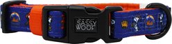 Sassy Woof MLB x Peanuts New York Mets Adjustable Dog Collar, Large: 26-in neck, 1-in width slide 2 of 8