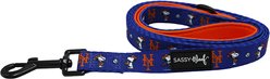 Sassy Woof MLB x Peanuts New York Mets Padded Standard Dog Leash, One Size: 5-ft long, 4/5-in wide slide 2 of 9