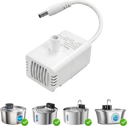 Casfuy Ultra-Quiet Cat Water Fountain Replacement Pump for PWL-003, 008, 009 & 300B
