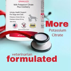 K-Plus Potassium Citrate Plus Supports Bladder Health Cranberry Granules for Dogs & Cats, 300g slide 2 of 9