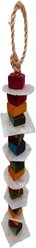 Planet Pleasures Cruchy Delight Exercise Parrot Toy, Multicolor, Small