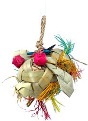 Planet Pleasures Blow Fish Exercise Parrot Toy, Multicolor, Small