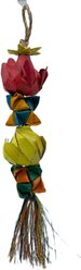 Planet Pleasures Rosebud Cascade Exercise Parrot Toy, Multicolor, Medium