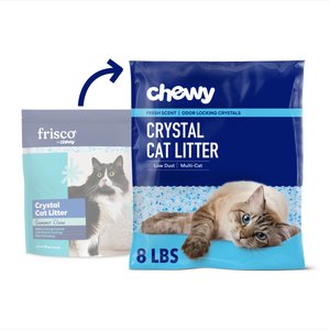 Chewy Made Crystal Scented Non-Clumping Cat Litter (FORMERLY FRISCO), 8-lb bag