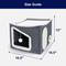 Show in main carousel: Invenho Foldable Indoor Cat House & Bed, 16 x 16 x 13-in slide 5 of 6