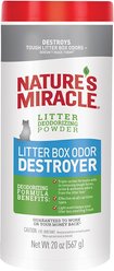 Nature's Miracle Just for Cats Litter Box Odor Destroyer Powder, 20-oz bottle
