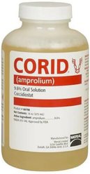Huvepharma Corid 9.6% amprolium Oral Solution, 16-fl oz bottle