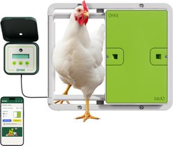 Omlet Smart Automatic Door Opener Chicken Coop Accessory, Green