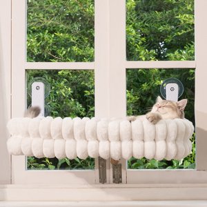 CheerPals Cat Window Perch, White, Large