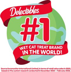 Hartz Delectables Lickable Treat Stew Tuna & Salmon Lickable Cat Treats, 1.4-oz pouch, 12 count slide 2 of 9