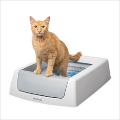 PetSafe ScoopFree Crystal Classic Self-Cleaning Cat Litter Box, Gray