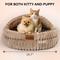 Show in main carousel: CheerPals Pet Cave Dog & Cat Bed, Light Grey slide 5 of 9