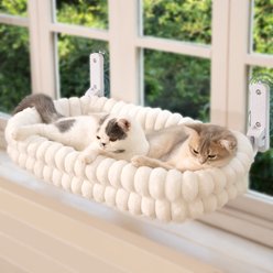 CheerPals Cat Window Perch, White, Large