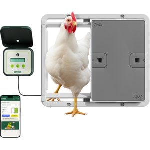 Omlet Smart Automatic Door Opener Chicken Coop Accessory, Grey