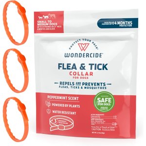 Wondercide Flea, Tick, Mosquito Repellent Collar for Dogs, Small/Medium, 3 count