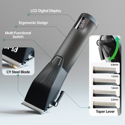 Fido Fave 4-Speed & LCD Display Dog Grooming Clippers, Black slide 2 of 9