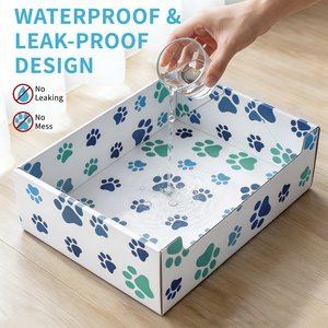 Pet Fit For Life Disposable Cat Litter Box with Scoop, Medium, 3 count