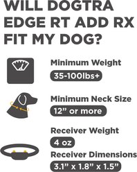 Dogtra Edge RT Additional Receiver Dog Remote Training Collar, Black slide 2 of 5