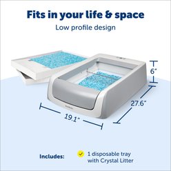PetSafe ScoopFree Crystal Pro Legacy Non-covered Self-Cleaning Cat Litter Box slide 2 of 9