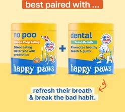 Happy Paws No Poo Soft Chews Supplement for Dogs, 100 count slide 2 of 9
