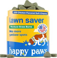 Happy Paws Lawn Saver Soft Chews Supplement for Dogs, 100 count