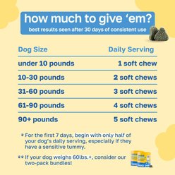 Happy Paws Dental Health Soft Chews Supplement for Dogs, 100 count slide 2 of 9