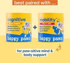 Happy Paws Cognitive Soft Chews Supplement for Dogs, 100 count slide 2 of 9