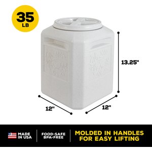 Gamma2 Vittles Vault Pet Food Storage, 35-lb