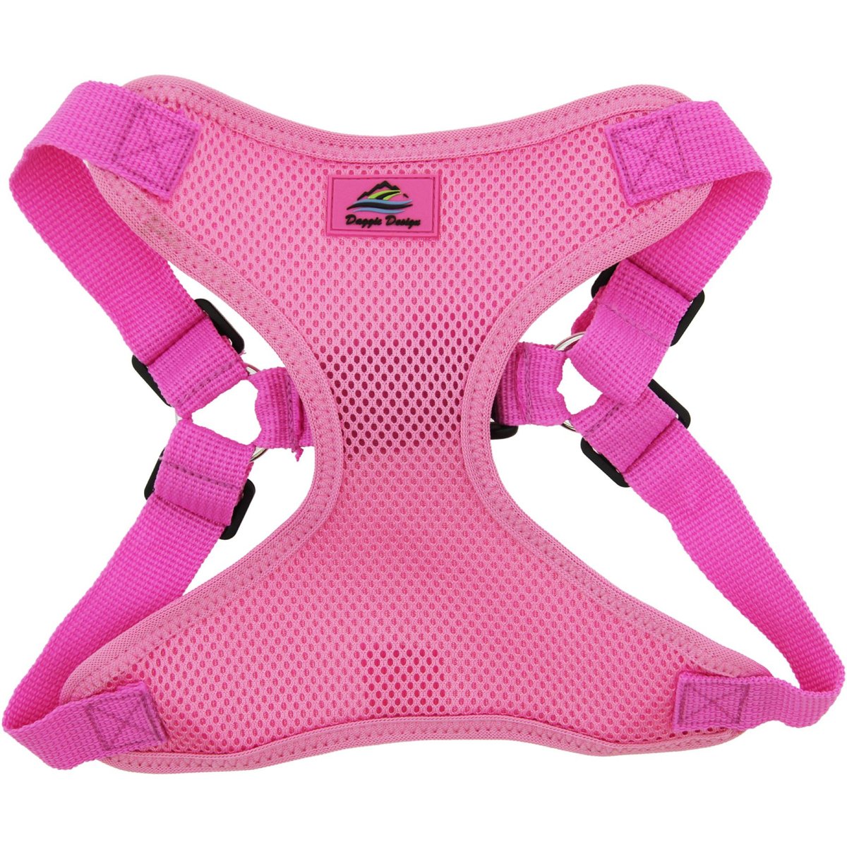 Doggie Design Wrap & Snap Choke Free Adjustable Dog Harness, Candy Pink, Small: 13.75 to 17-in chest
