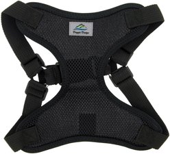 Doggie Design Wrap & Snap Choke Free Adjustable Dog Harness, Black, X-Small: 12 to 13.75-in chest