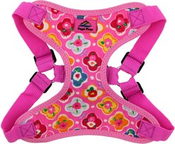 Doggie Design Wrap & Snap Choke Free Adjustable Dog Harness, Maui Pink, Small: 13.75 to 17-in chest