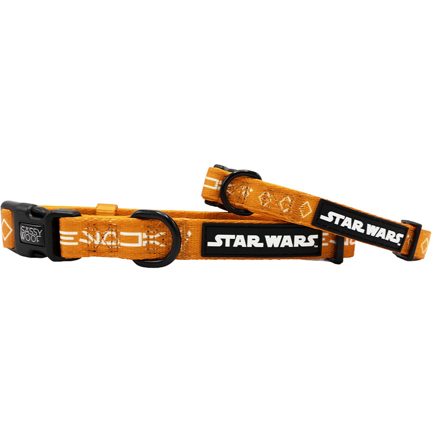 Sassy Woof STAR WARS Ahsoka Dog Collar, Large: 26-in neck, 1-in wide