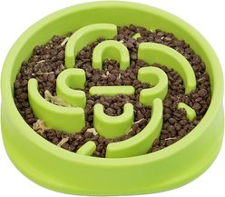 Pet Marvel Heavy Duty Polypropylene Slow Feeder Dog Bowl, Green, Large: 5.5-cup slide 2 of 4