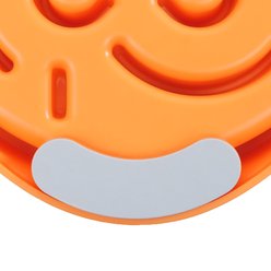 Pet Marvel Heavy Duty Polypropylene Slow Feeder Dog Bowl, Orange, Medium: 3.5-cup slide 2 of 4