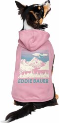 Eddie Bauer Landscape Graphic Sleevless Dog Hoodie, Pink, Small