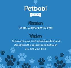 Petbobi PVC-Coated Steel Dog Tie-Out Cable with Shock Spring & 360° Swivel Clips, Blue, 30-ft slide 2 of 6
