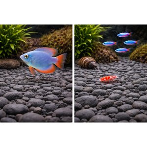 Exotic Pebbles Natural Washed Black Gravel, Black, 20-lb