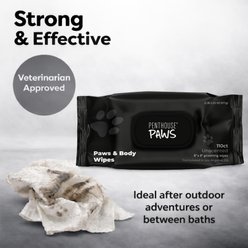 Penthouse Paws Unscented Dog & Cat Paws & Body Cleansing Pet Wipes, 110 count slide 2 of 7