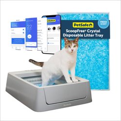 PetSafe ScoopFree Crystal Smart Self-Cleaning Cat Litter Box
